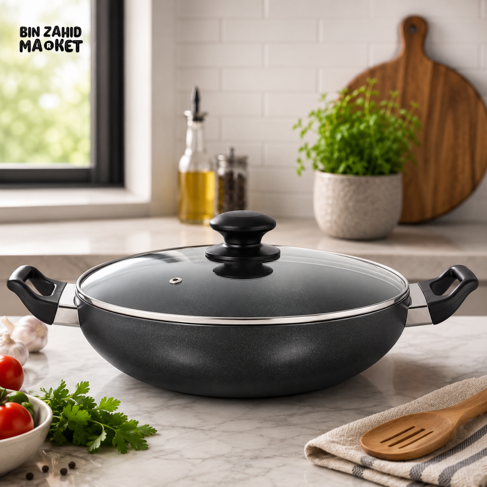 KITCHEN KING IMPERIAL CLASSIC KARAHI 38CM – BLACK