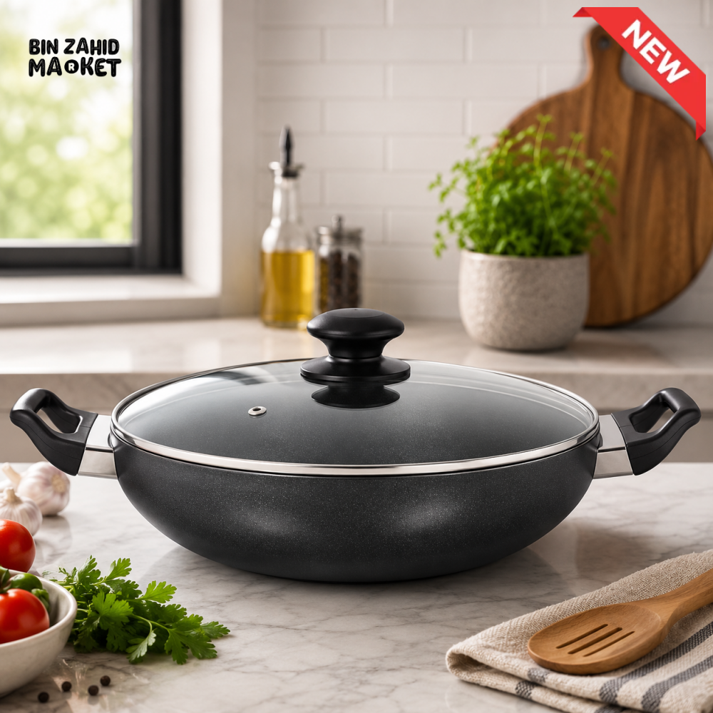 KITCHEN KING IMPERIAL CLASSIC KARAHI 38CM – BLACK