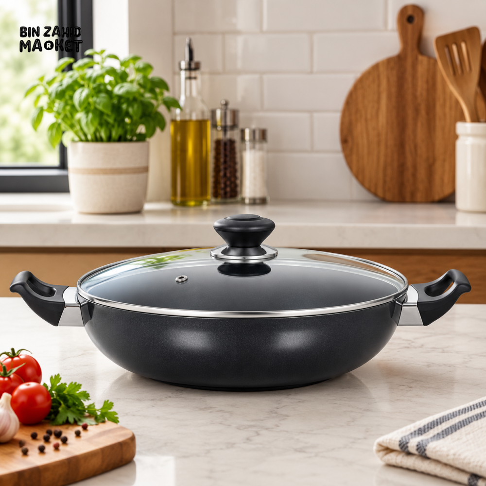KITCHEN KING IMPERIAL CLASSIC KARAHI 40CM – BLACK