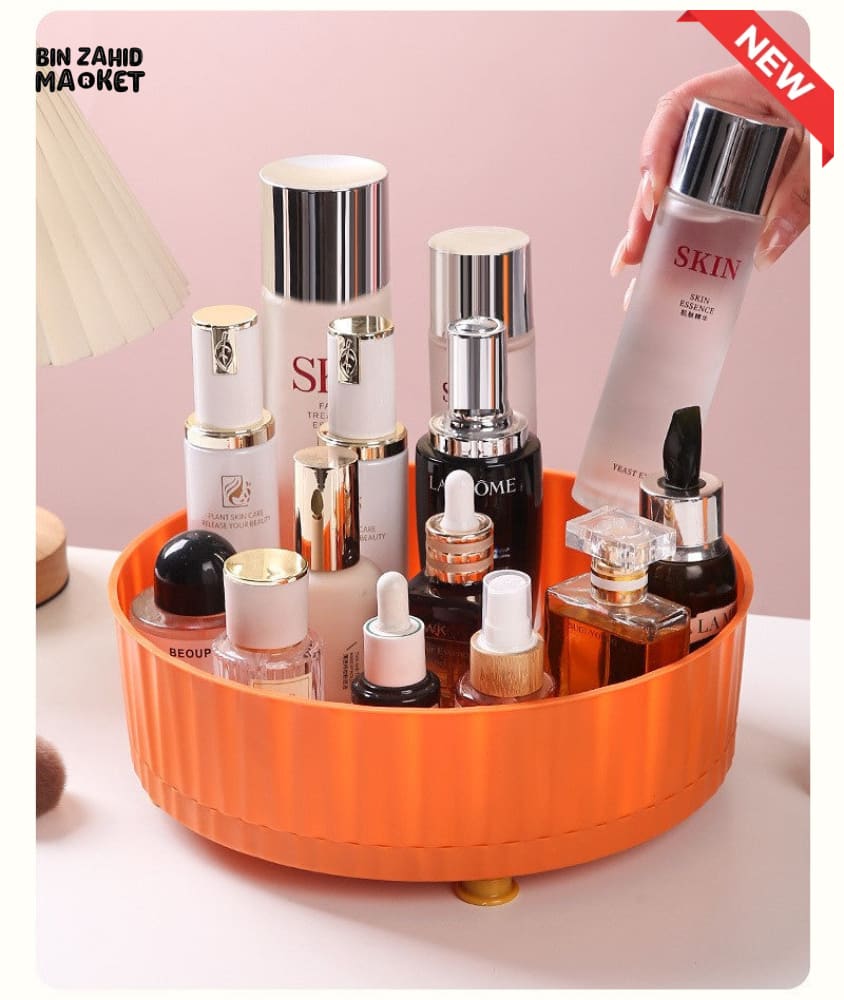 KITCHEN SEASONING STORAGE RACK – MULTIFUNCTIONAL ROTATING ORGANIZER LARGE CAPACITY SOY SAUCE & SPICE STORAGE FOR HOME