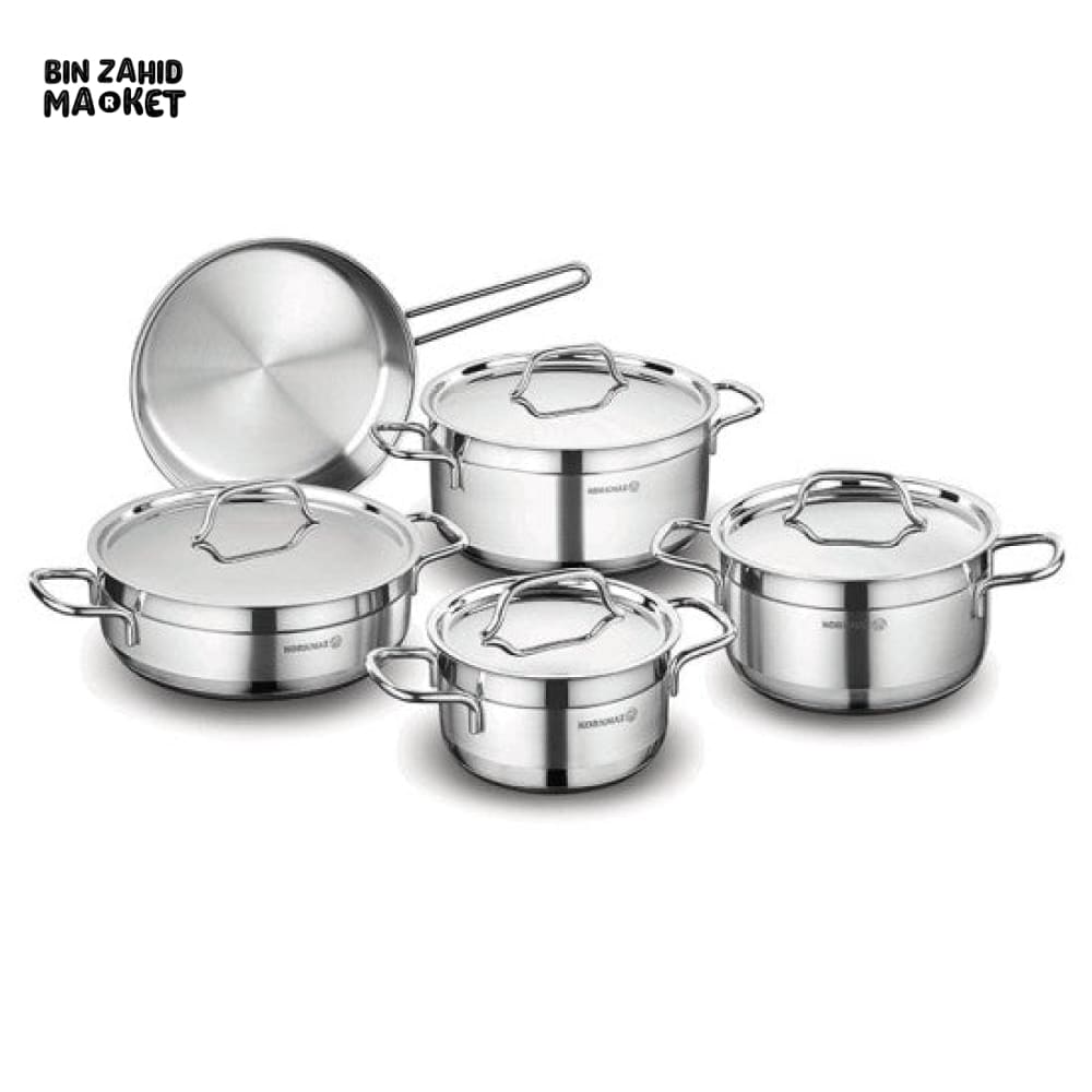 Korkmaz Alfa 9 Pcs. Cookware Set