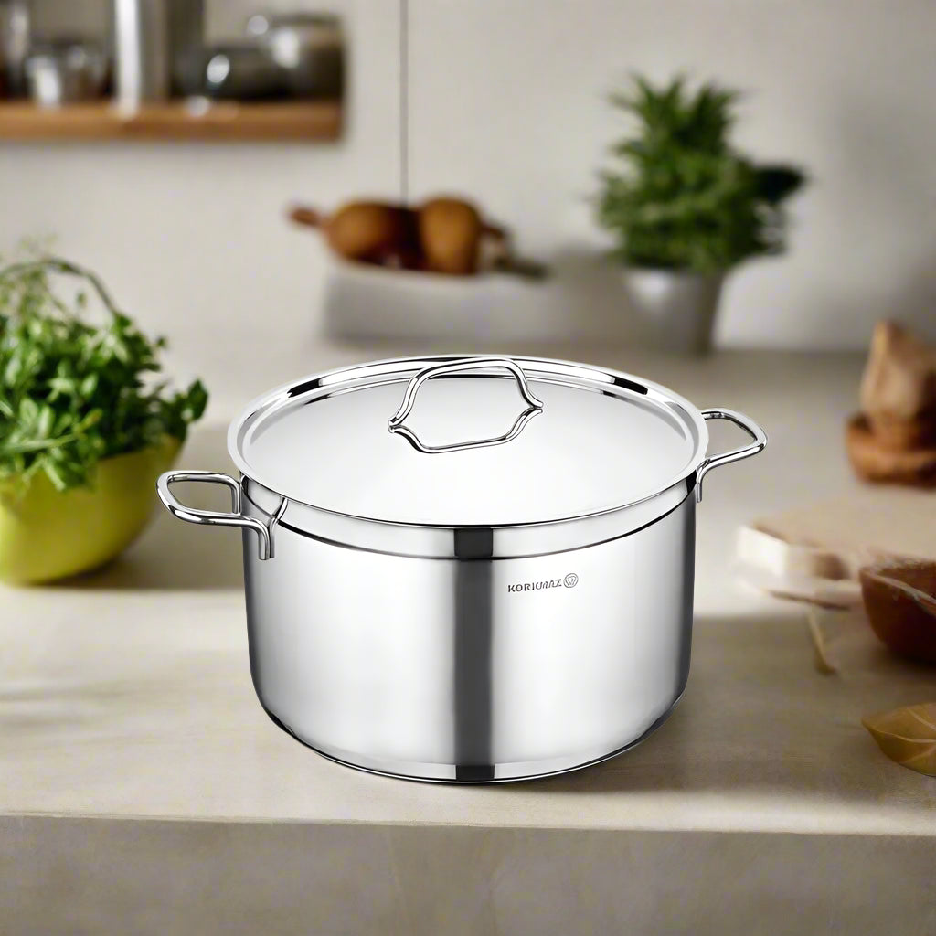 KORKMAZ ALFA CASSEROLE POT 24X12 CM – A1020