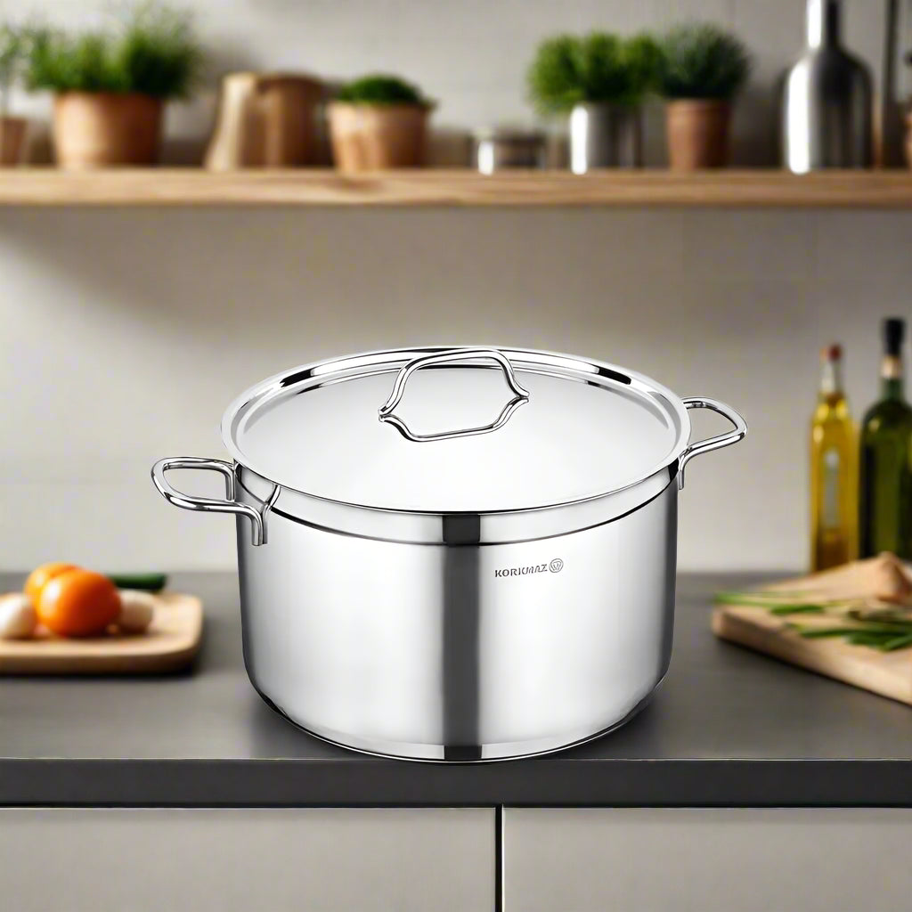 KORKMAZ ALFA CASSEROLE POT 26X13 CM – A1025