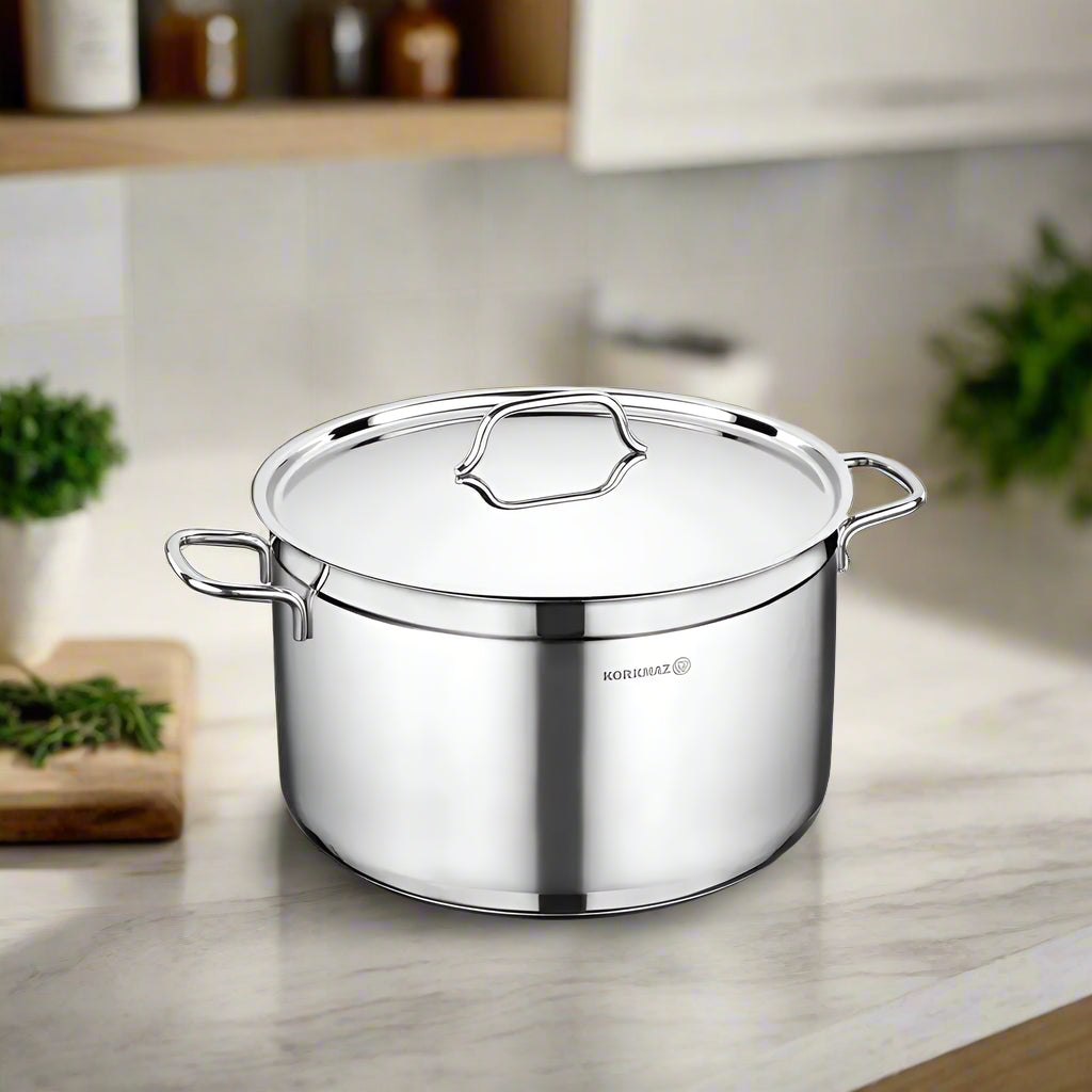 KORKMAZ ALFA CASSEROLE POT 28X14 CM – A1028