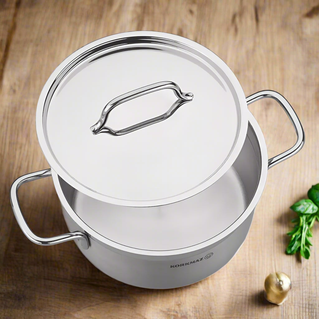 KORKMAZ ALFA COOKWARE 9 PIECE SET – A1660