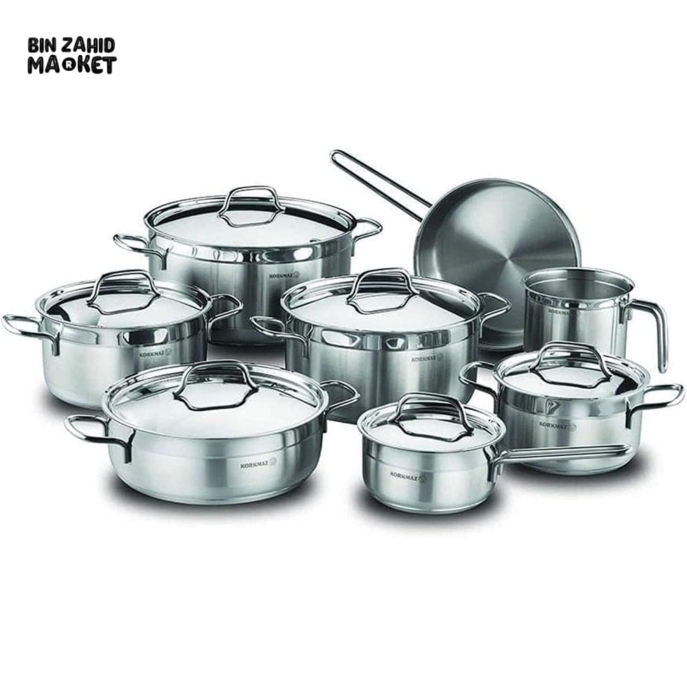 Korkmaz Alfa Grande 14 Pcs. Cookware Set