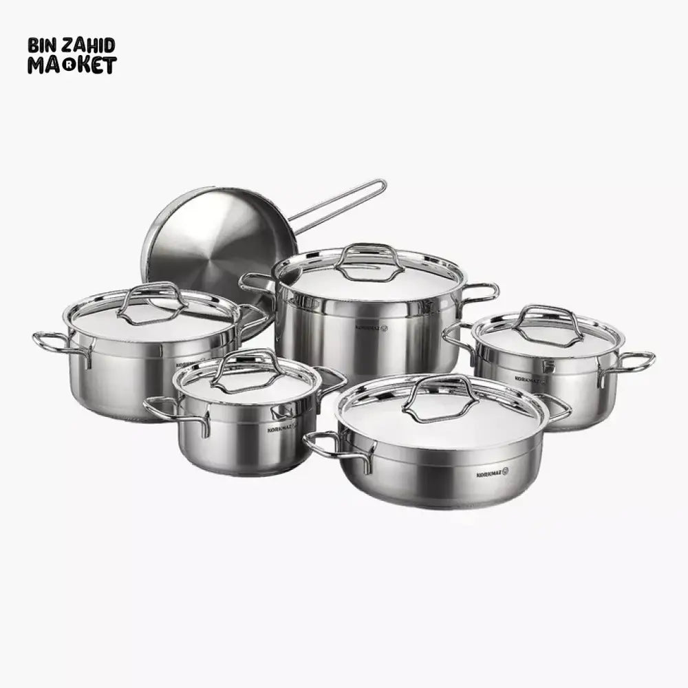 Korkmaz Alfa Plus 11 pcs. Cookware Set