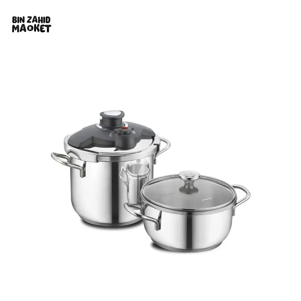 KORKMAZ ALIA PRESSURE COOKER 4 PIECES SET - A171