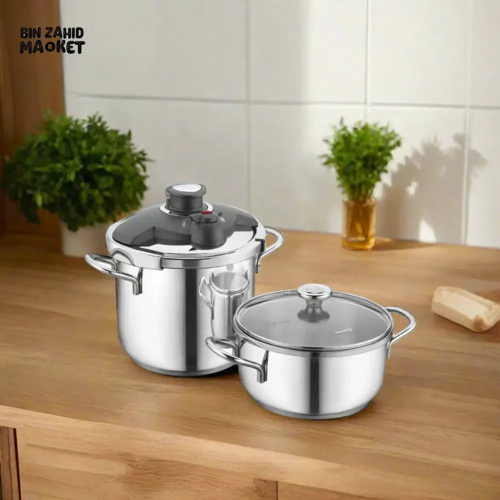 KORKMAZ ALIA PRESSURE COOKER 4 PIECES SET - A171