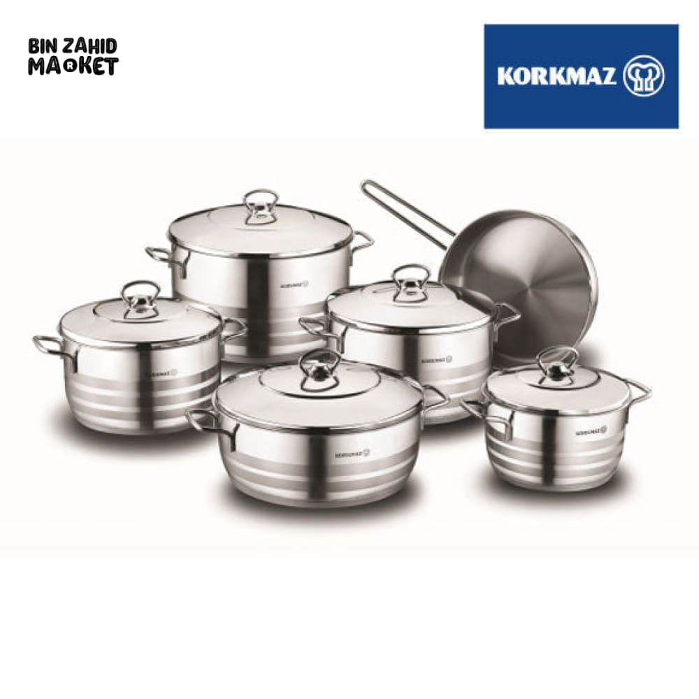 Korkmaz Astra XL 11 Pcs. Cookware Set