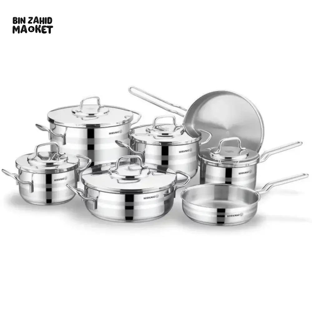 Korkmaz Astron 12 pcs Cookware Set