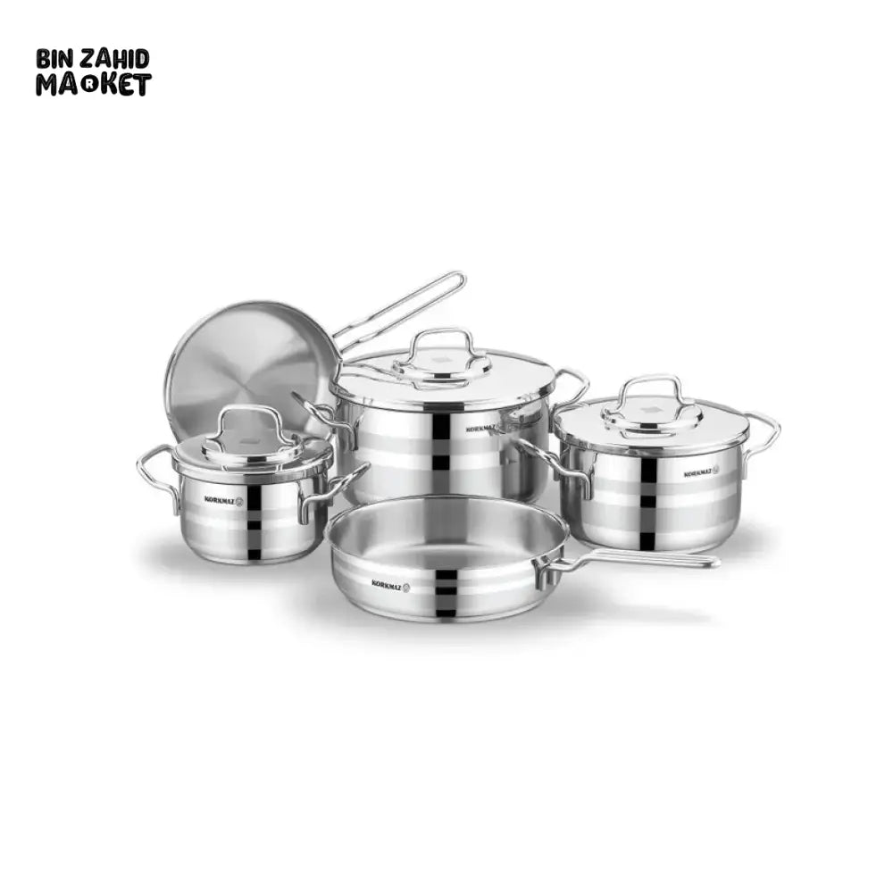 Korkmaz Astron 8 pcs Cookware Set