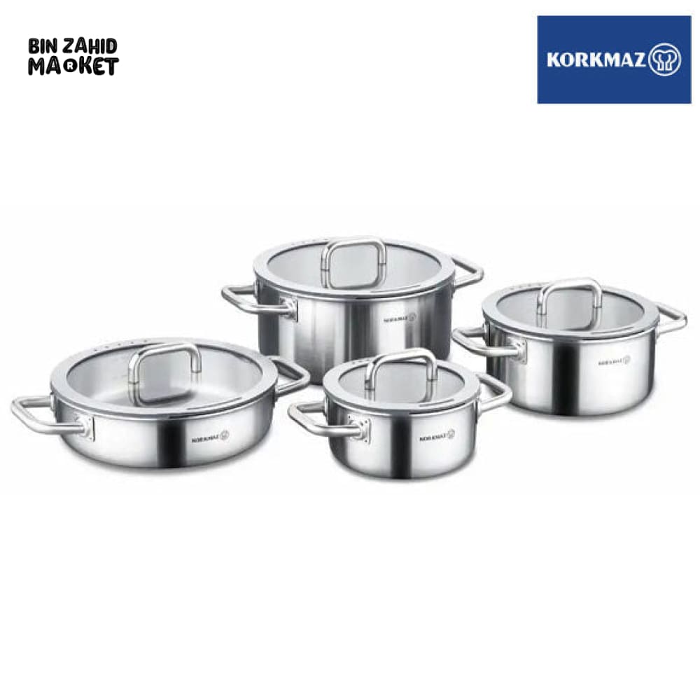 Korkmaz Aura 8 pcs Cookware Set