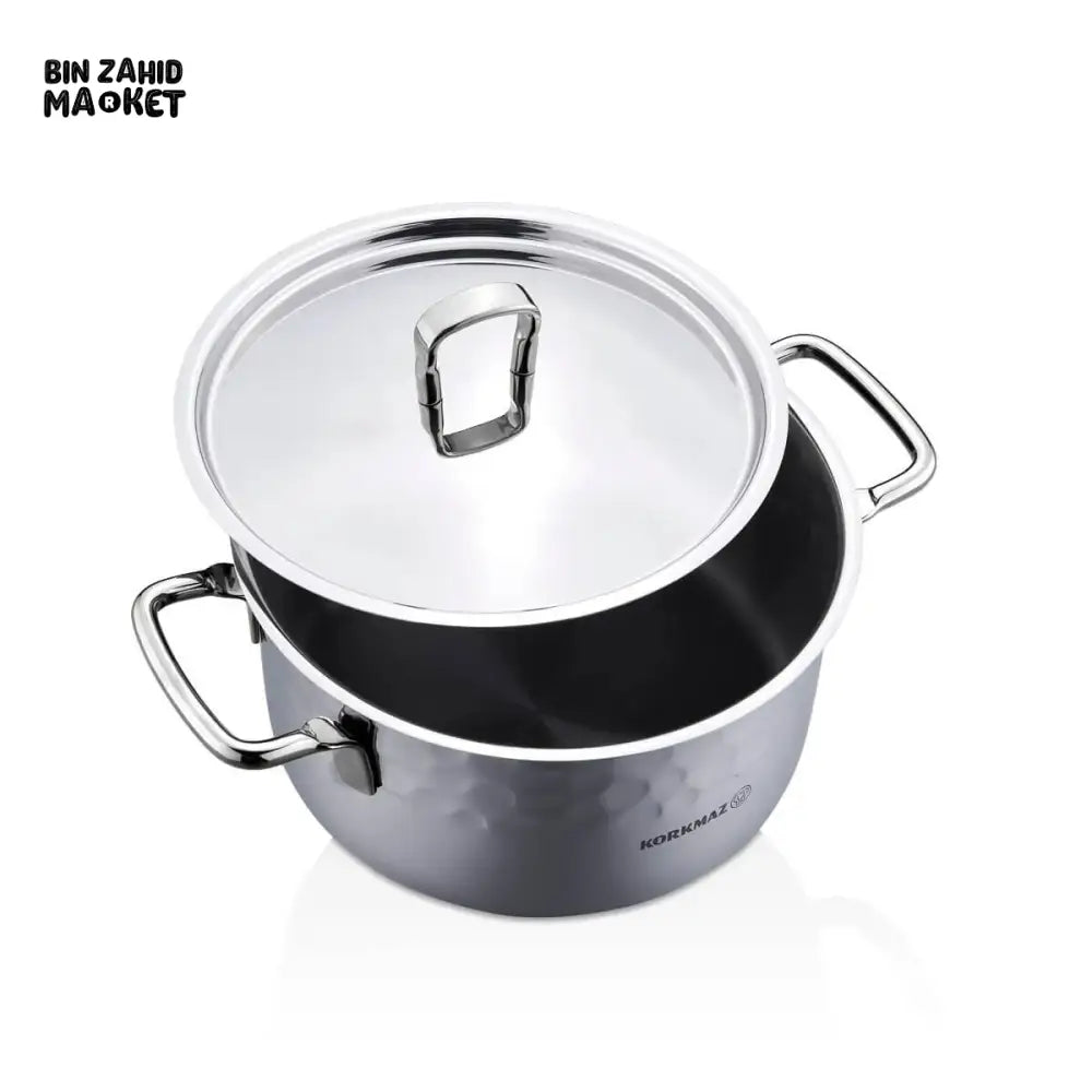KORKMAZ ERNA INOX COOKWARE 8 PIECES SET - A1963-1