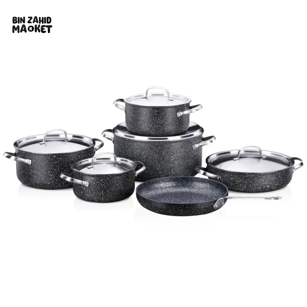 Korkmaz Galaksi Plus 11 Pcs Cookware Set