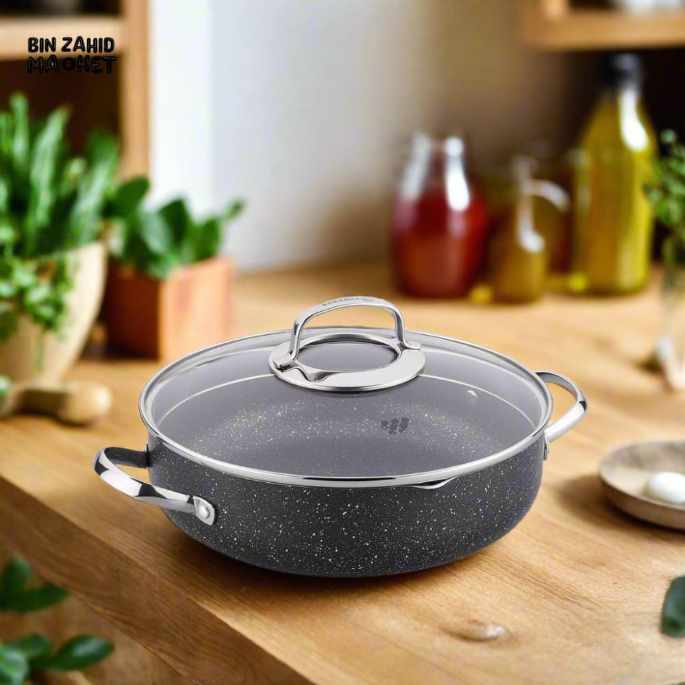 KORKMAZ GALAXY SHORT CASSEROLE 28X7.5 CM – A2958