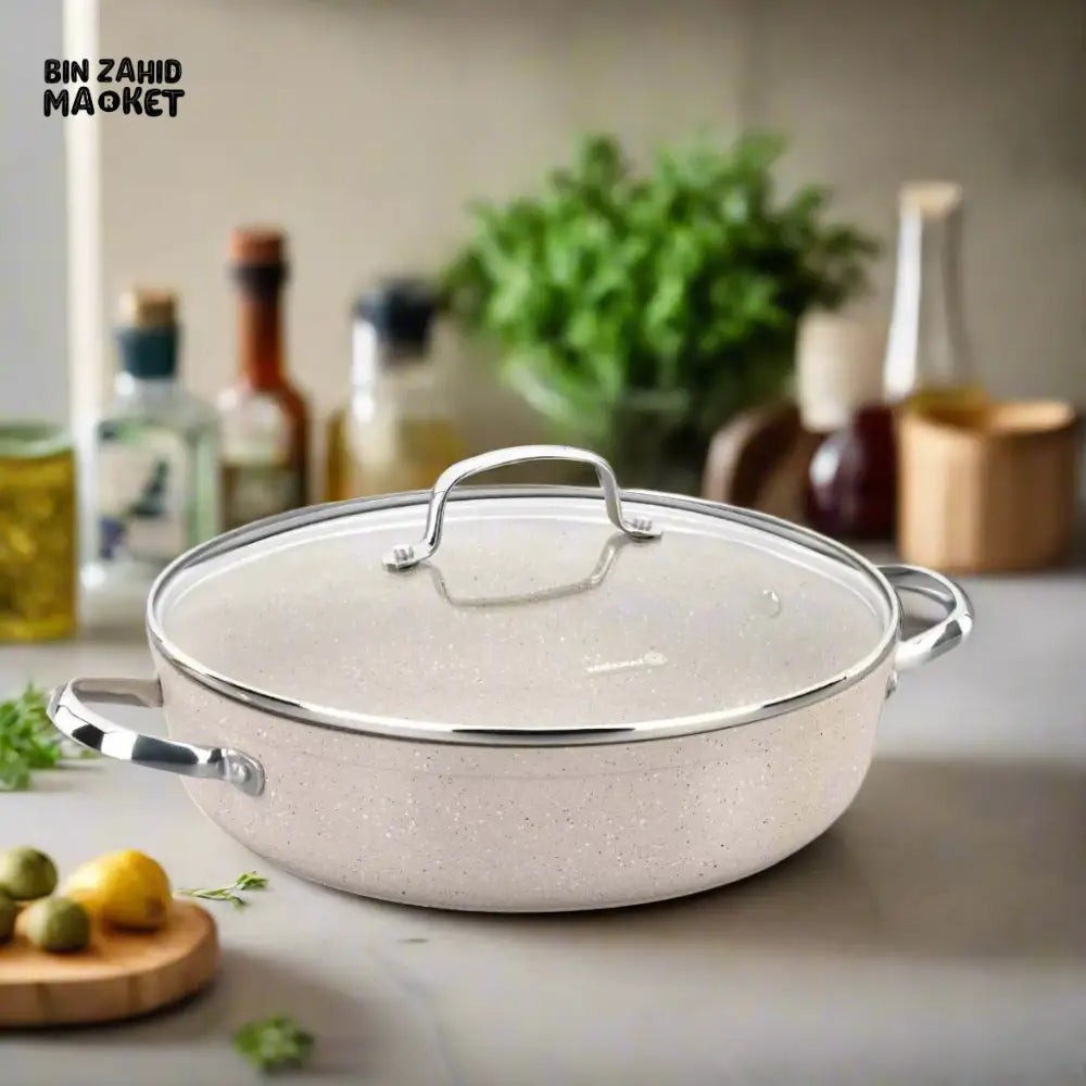 KORKMAZ GRANITA SHORT CASSEROLE 28X7.5 CM – A1264