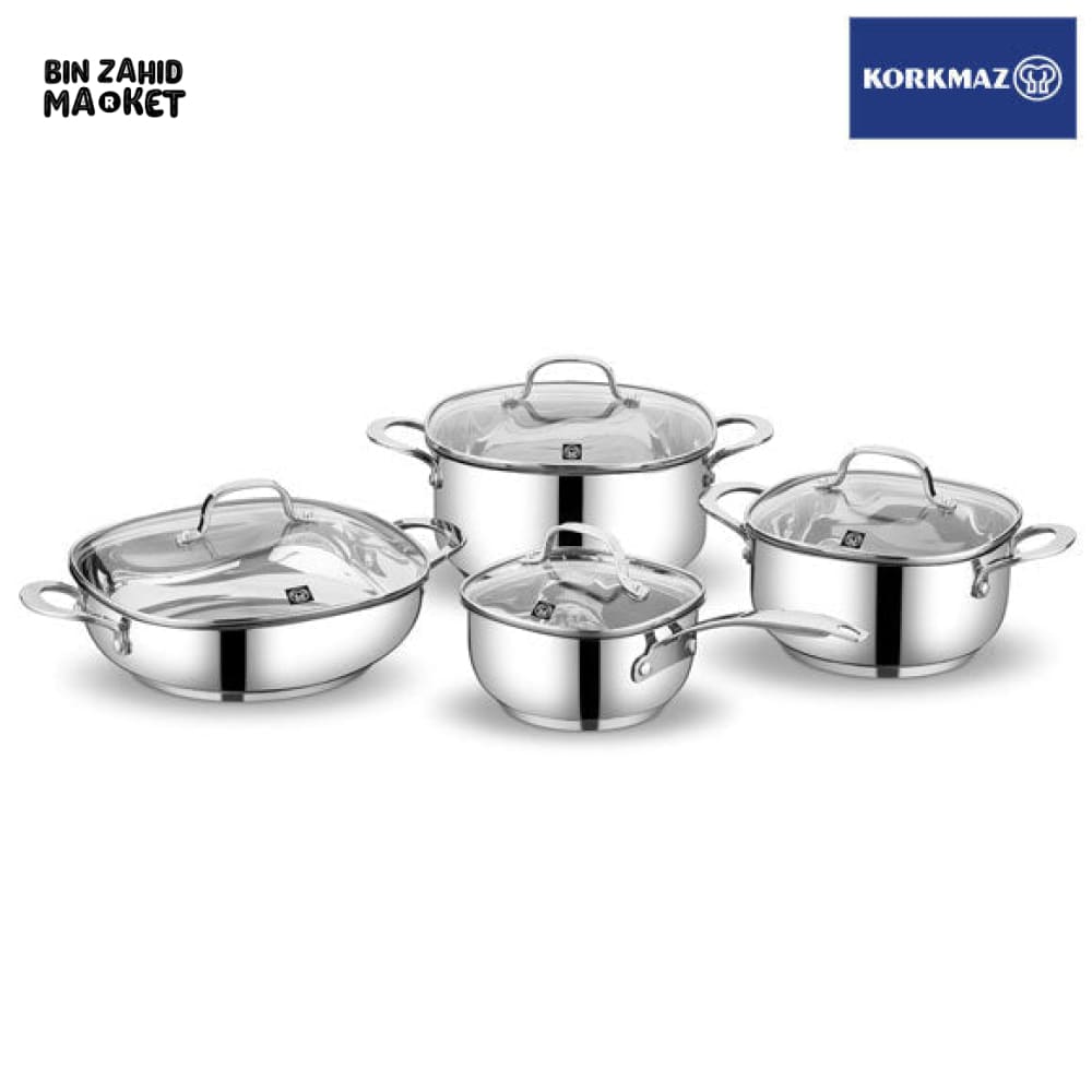 Korkmaz Lea 8 pcs Cookware Set