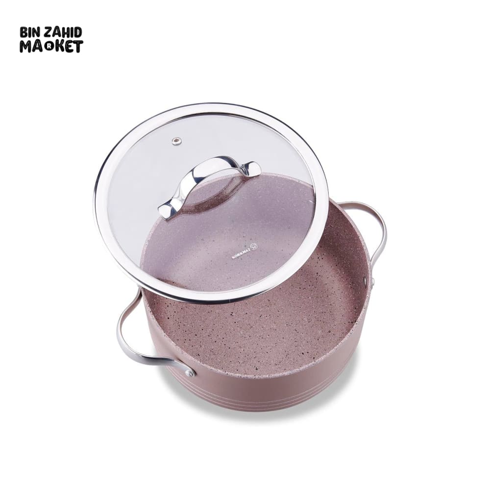 KORKMAZ LINEA ROSAGOLD COOKWARE 7 PIECES SET - A2619