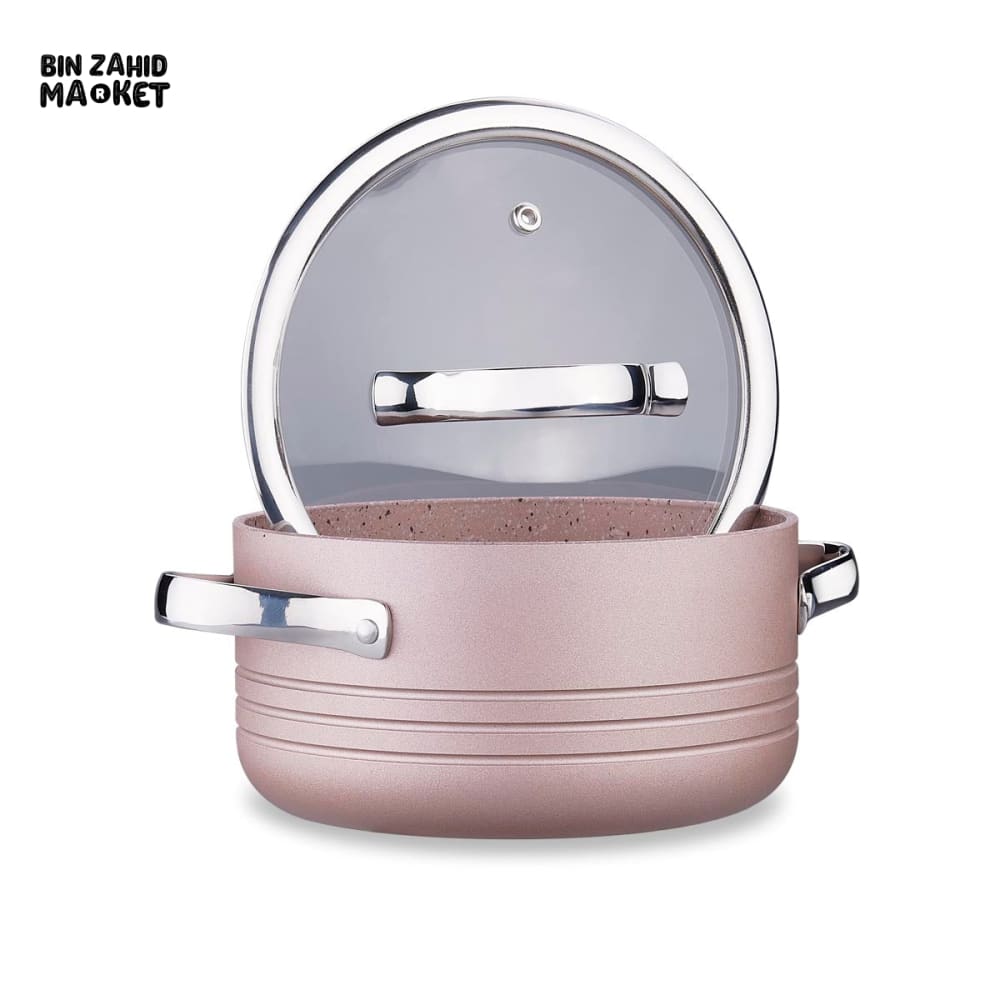 KORKMAZ LINEA ROSAGOLD COOKWARE 7 PIECES SET - A2619