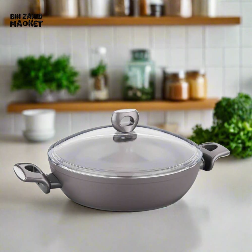 KORKMAZ NORA CERAMIC SHORT POT 28X7 CM – A3935