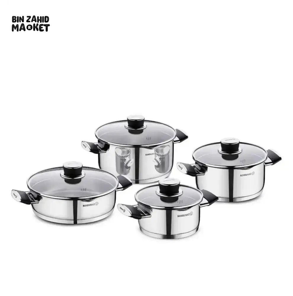 Korkmaz Pera 8 pcs Cookware Set