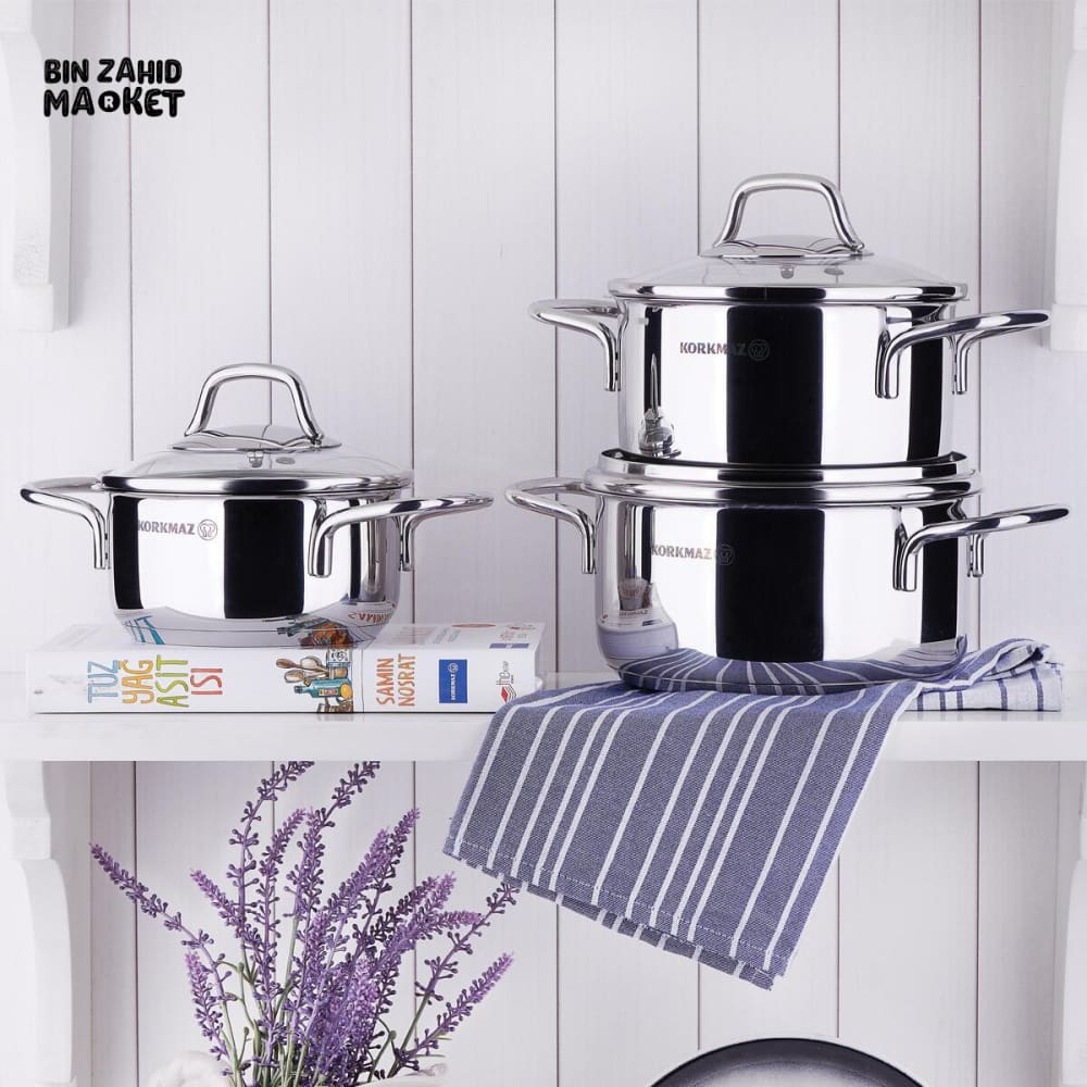 KORKMAZ PERLA CASSEROLE POT 24X12 CM – A1657