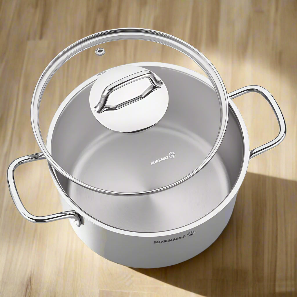 KORKMAZ PERLA CASSEROLE POT 24X12 CM – A1657