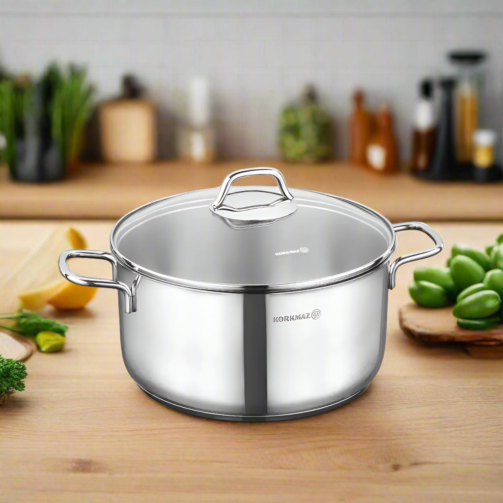 KORKMAZ PERLA CASSEROLE POT 26X13 CM – A1571