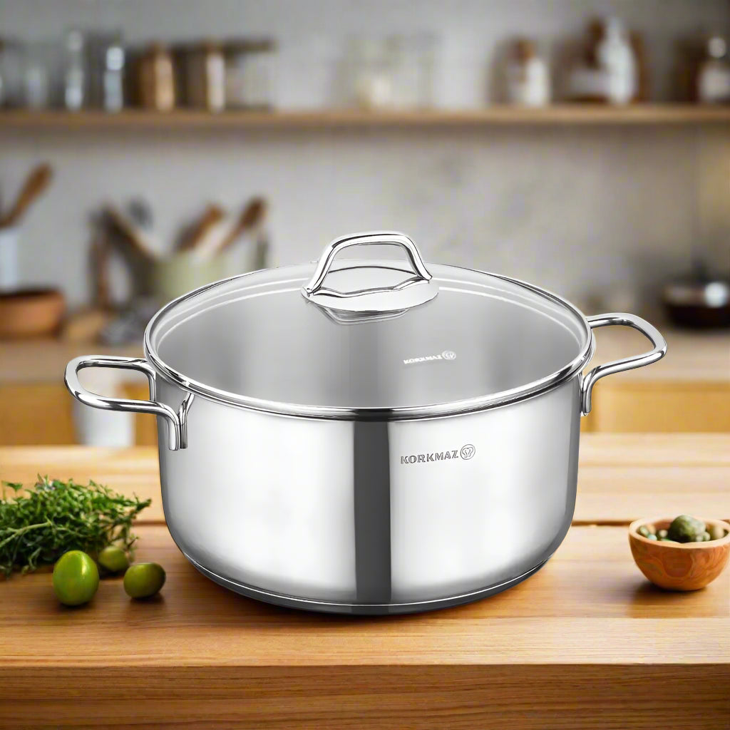 KORKMAZ PERLA CASSEROLE POT 28X14 CM – A1572
