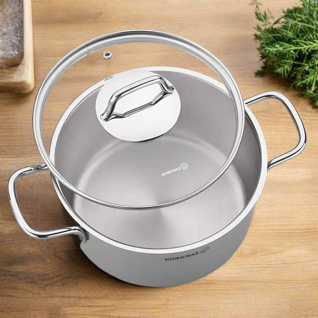 KORKMAZ PERLA CASSEROLE POT 28X14 CM – A1572