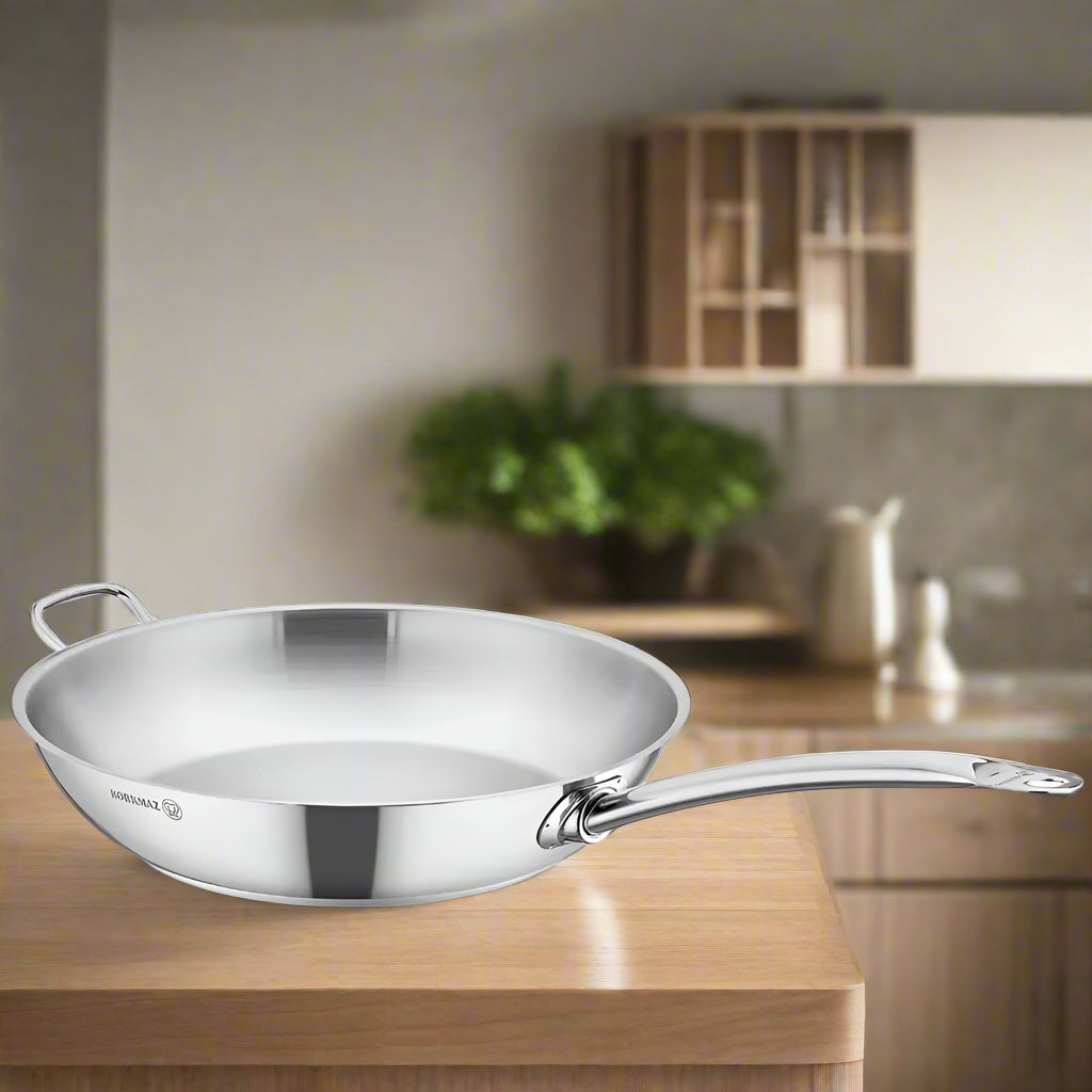 KORKMAZ PROLINE AUXILIARY HANDLE PAN 36X7.5 CM – A1178
