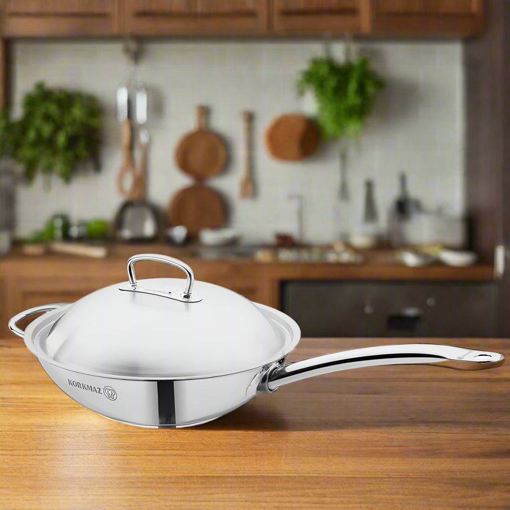 KORKMAZ PROLINE AUXILIARY HANDLE WOK 32X9 CM – A2796