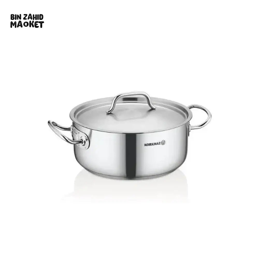 Korkmaz Proline Gastro Low Casserole 24x10 (Satin)