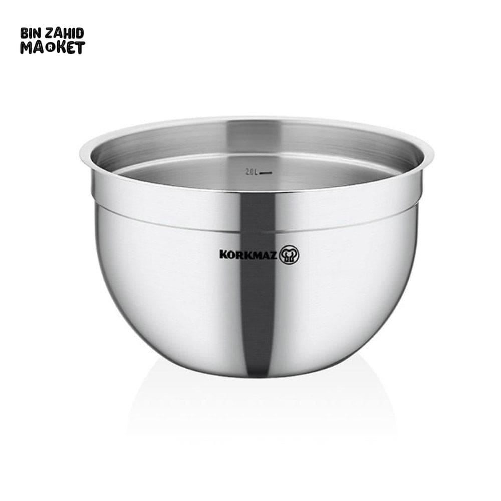 Korkmaz Proline Gastro Mixing Bowl 20x13 (Satin)