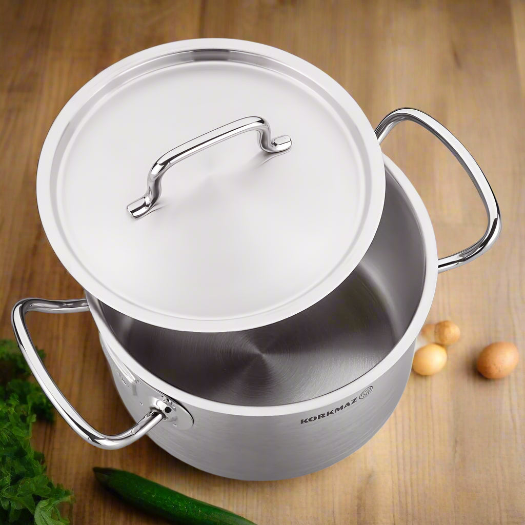 KORKMAZ PROLINE GASTRO SHORT CASSEROLE 20X9 CM – A2738