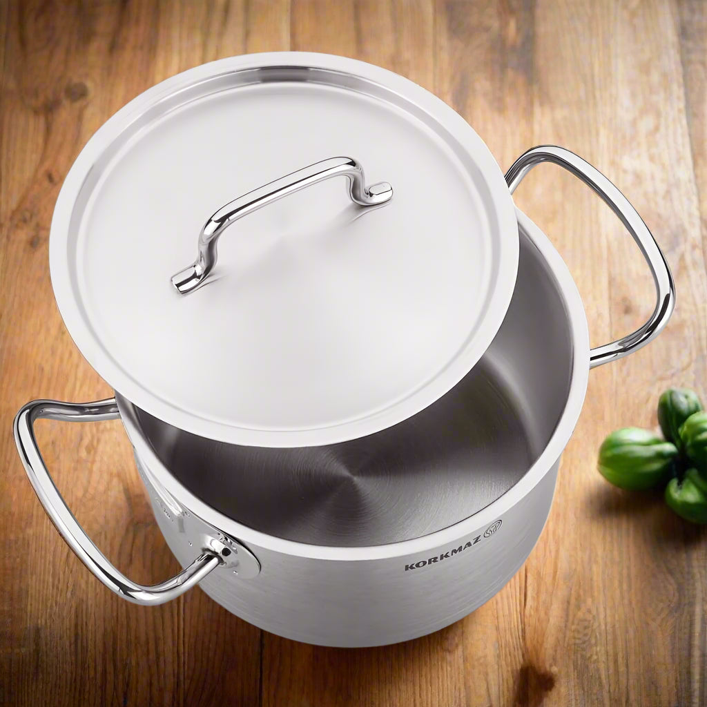 KORKMAZ PROLINE GASTRO SHORT CASSEROLE 24X10 CM – A2739