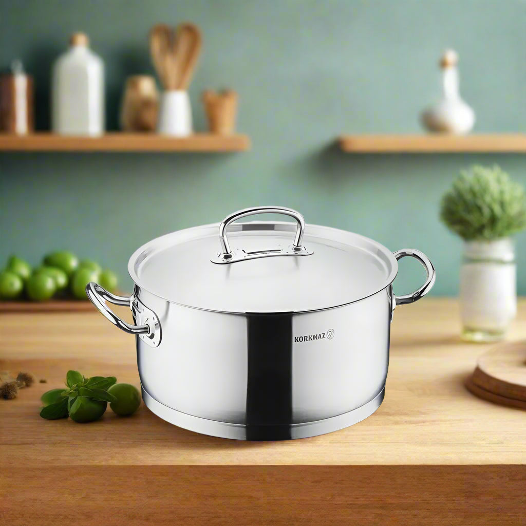 KORKMAZ PROLINE SHORT POT 24X10 CM – A1170