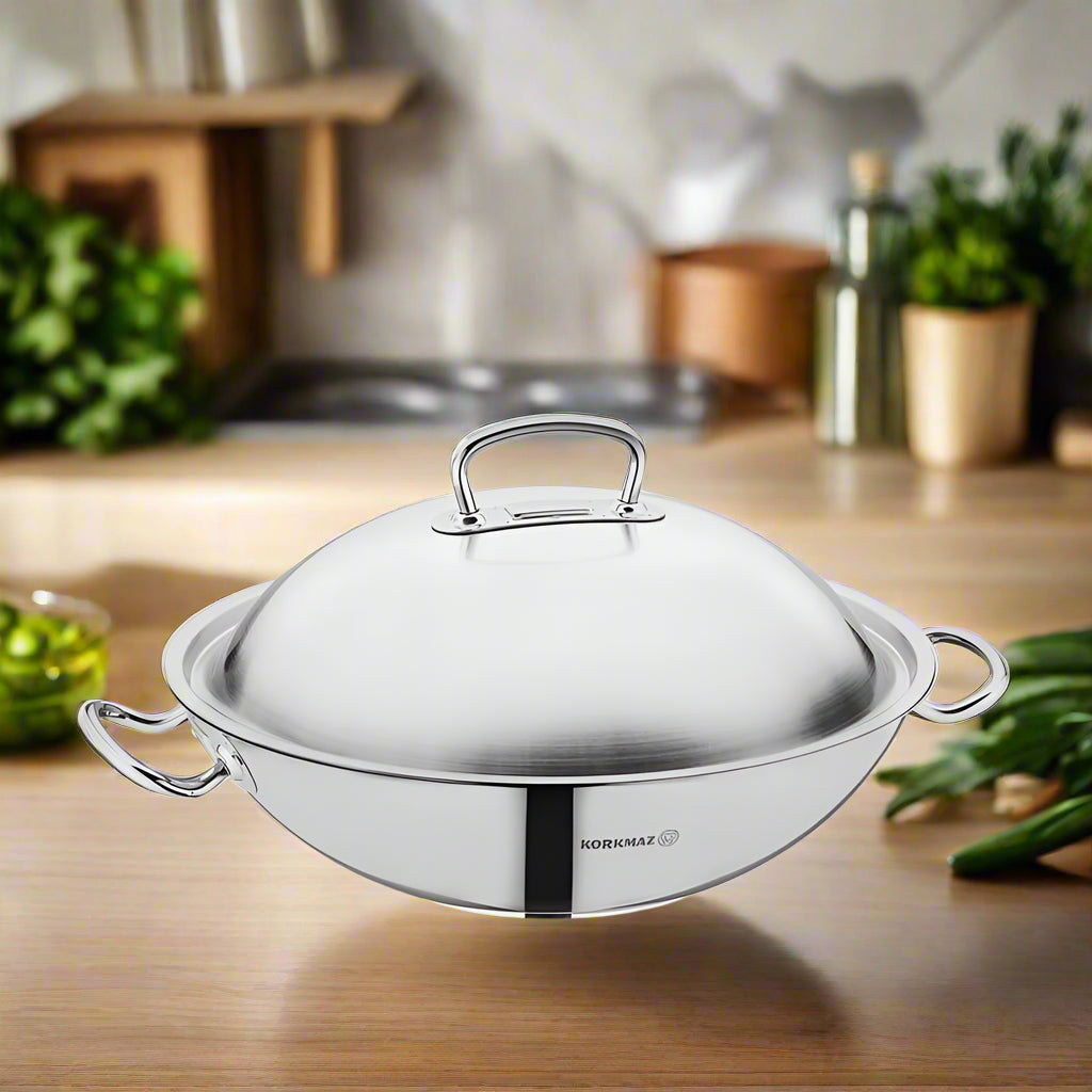 KORKMAZ PROLINE WOK 36X9 CM – A2798