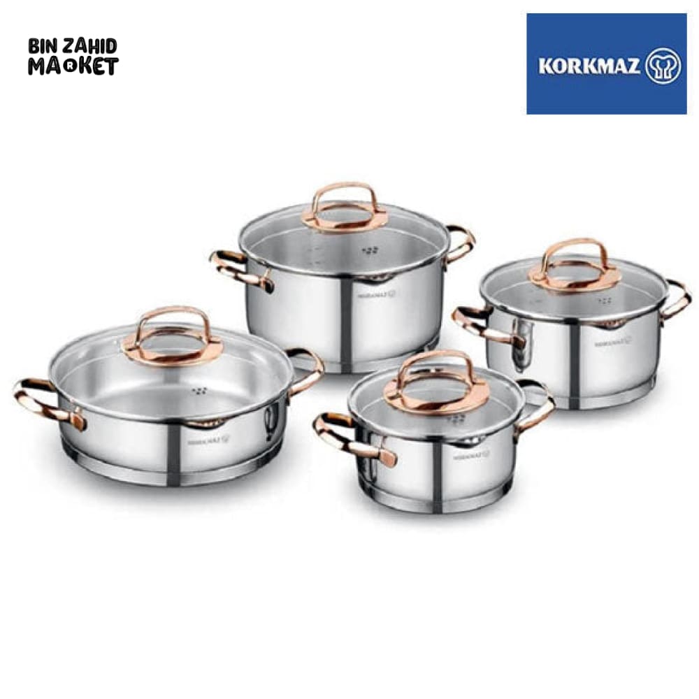 Korkmaz Rosanna 8 pcs. Cookware Set