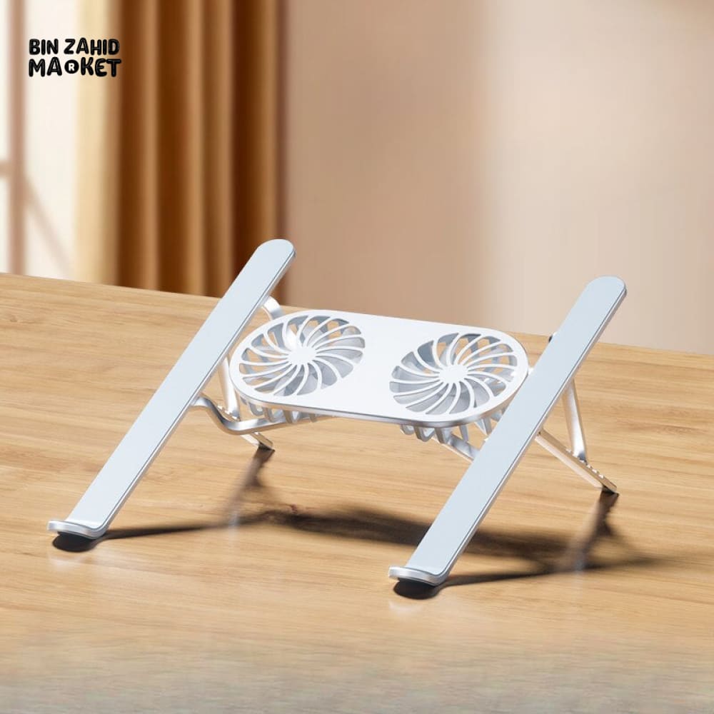 LAPTOP STAND WITH COOLING FAN ALUMINUM ALLOY BRACKET FOR GAMING LAPTOPS
