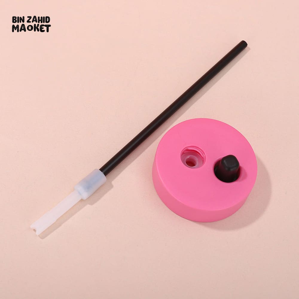 LARGE CAPACITY PLASTIC WATER BOTTLE 900ML – CUTE PORTABLE CUP WITH LID & STRAW SPORTS DRINKING WATER CUP FOR GIRLS & CAR USE