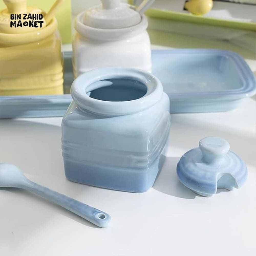 LE CREUSET SET OF 3 SEASONING JARS