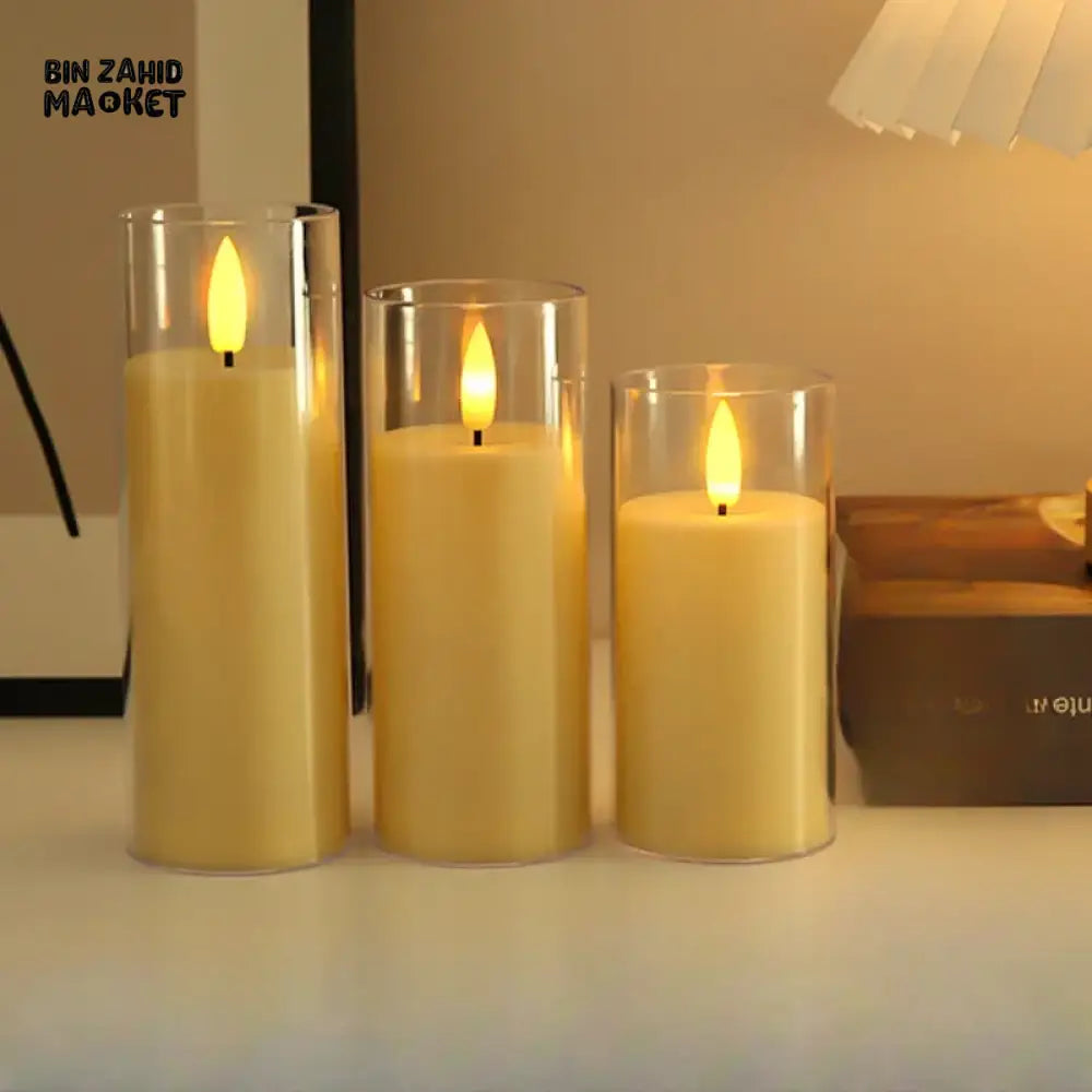 LED ACRYLIC CUP CANDLE LAMP – AMBIENT PARTY & WEDDING DECOR