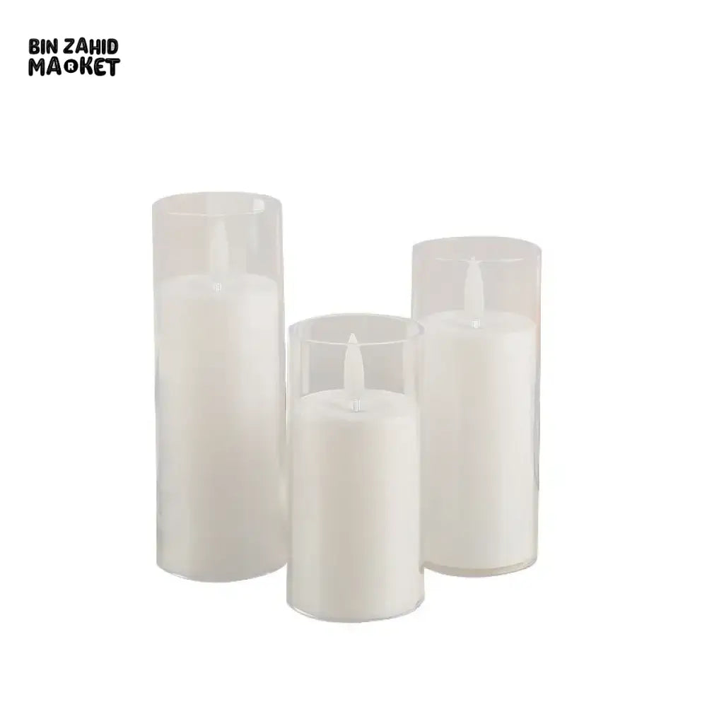 LED ACRYLIC CUP CANDLE LAMP – AMBIENT PARTY & WEDDING DECOR