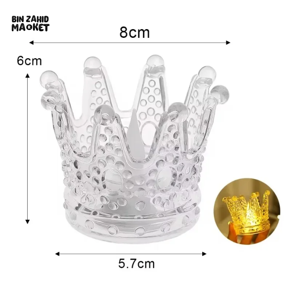 LED CROWN NIGHT LIGHT FOR FESTIVALS AND WEDDINGS DECORATIONS