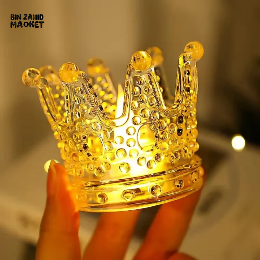 LED CROWN NIGHT LIGHT FOR FESTIVALS AND WEDDINGS DECORATIONS