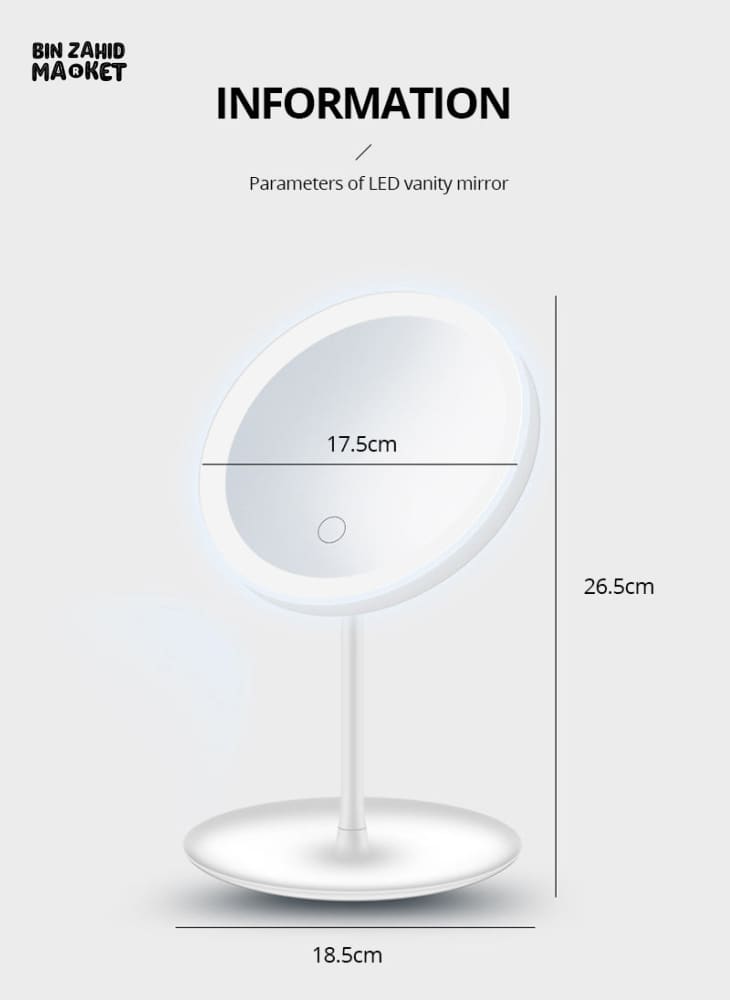 LED LIGHT MAKEUP MIRROR