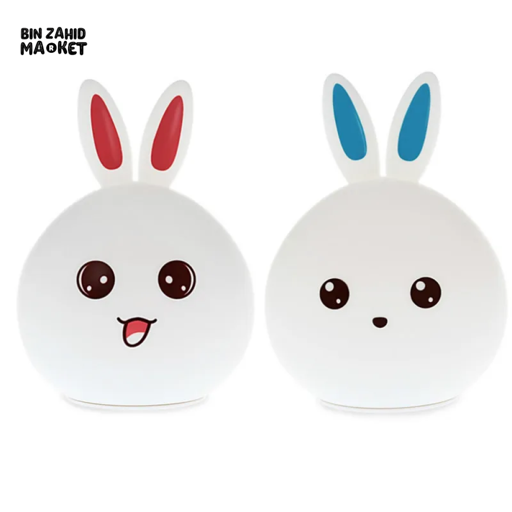 LED RABBIT NIGHT LIGHT USB CARTOON LAMP FOR KIDS & BABY ROOM DECOR