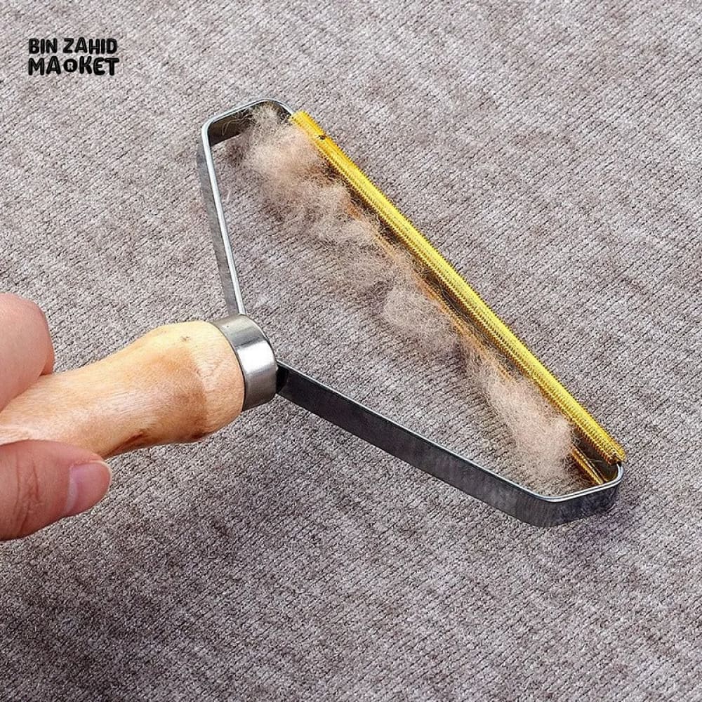 LINT REMOVER SHAVING BRUSH – PET HAIR ROLLER & ANTI-PLUSH PELLET SCRAPER FOR FABRICS